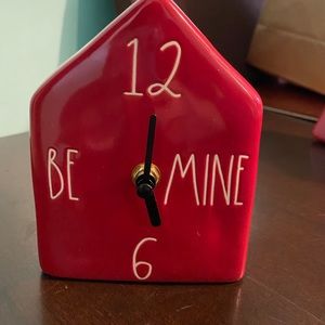 Rae Dunn be mine clock